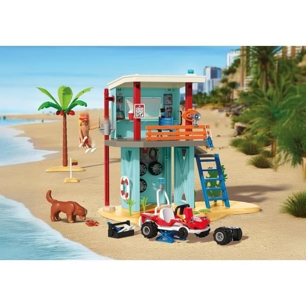 Playmobil 71903 Ensiapuasema ja Rantakärryt, Elämäni Rantaloma, 125 palaa, Ikä 4+