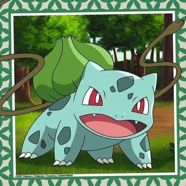 Børnepuslespil 3x49 brikker Pokémon - Charmander, Bulbasaur og Squirtle - Fra 5 år - 3 plakater inkluderet - 05586 - Ravensburger