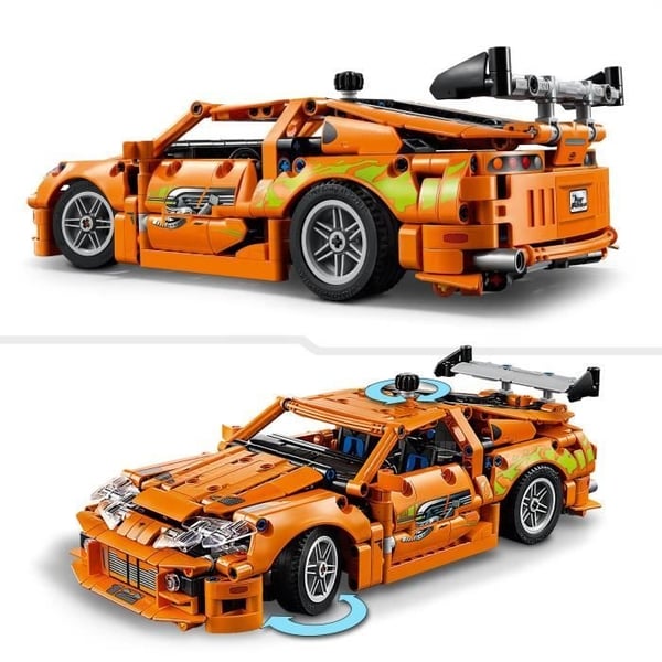 LEGO Technic 42204 Fast and Furious Toyota Supra MK4 - Legetøjsbil til drenge fra 9 år
