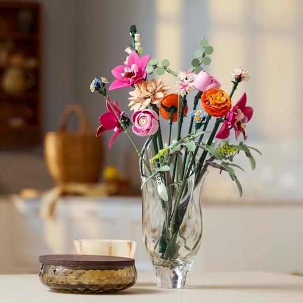 LEGO Botany 10342 Smuk lyserød blomsterbuket - Byggesæt til voksne