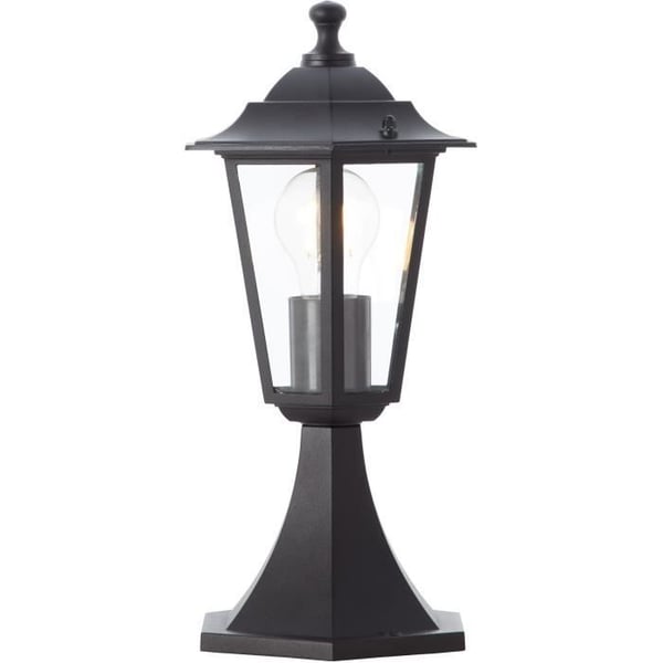Udendørs pullert - BRILLIANT - CARLEEN - Metal/glas - Sort - IP44