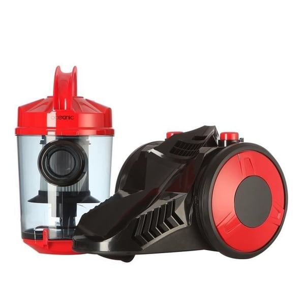 OCEANIC VC10RBAX2 Poseløs Støvsuger - 700W - 80dB - A - Rød