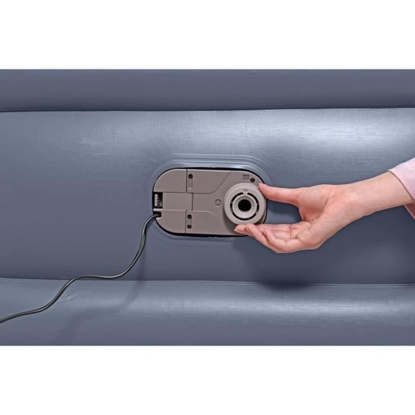 Luftmadras - BESTWAY - 6713G - Tritech™ - 1 plads, 191 x 97 x 51 cm, integreret elektrisk pumpe, sengeramme