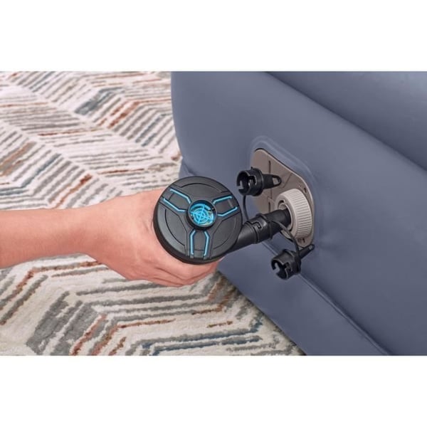Luftmadras - BESTWAY - 6713G - Tritech™ - 1 plads, 191 x 97 x 51 cm, integreret elektrisk pumpe, sengeramme