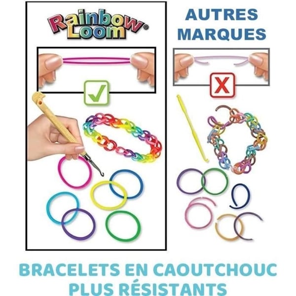 Rainbow Loom Original - Bandai - Væv med 600 elastikker - CD00001