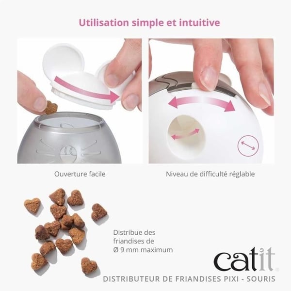 Kattegodbidsdispenser - CATIT - PIXI - Museører Design - Hvid