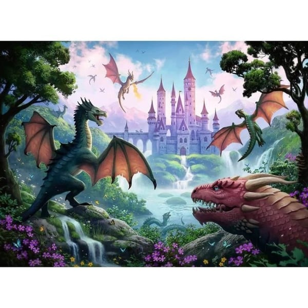 Barnpussel 300 p XXL Magisk Drake - Från 9 år - 13356 - Ravensburger