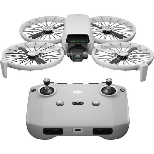 Kameradrone - DJI - Flip (GL) - Sammenklappelig propelbeskyttelse - AI-sporing - 1/1.3 CMOS - 4K/60 fps HDR - 31 minutters flyvning