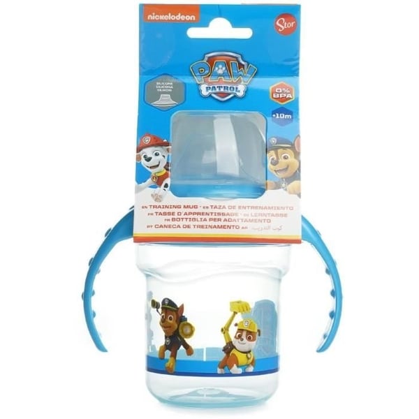 Kop med håndtag - THERMOBABY - 250 ml - Silikonetud - Lækagesikker - Paw Patrol