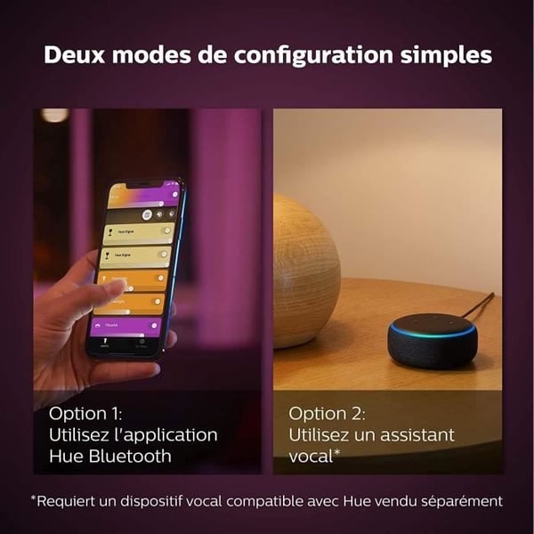 Philips Hue White & Color Ambiance, Bloom-lamppu, musta, Bluetooth-yhteensopiva, toimii Alexan, Googlen ja HomeKitin kanssa
