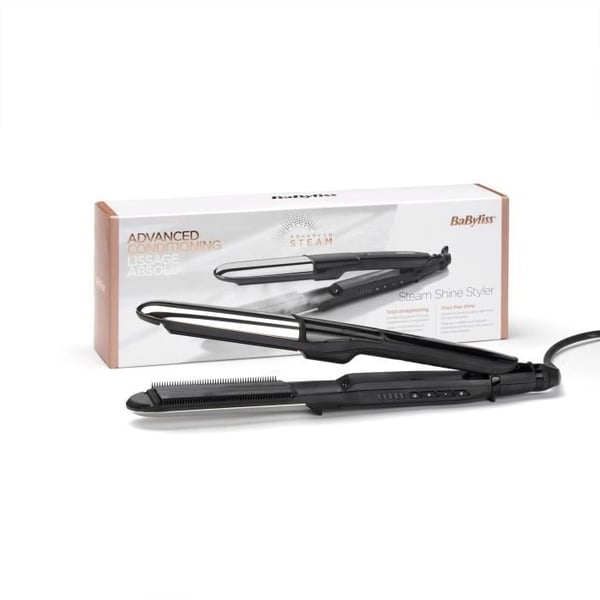 Babyliss ST496E Glattejern - Steam Shine Dampglattejern