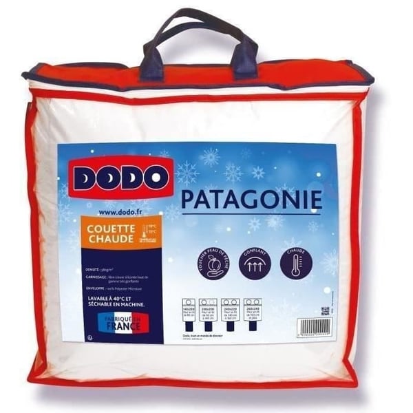 DODO Patagonia varm dyne hvid - 240x260 cm