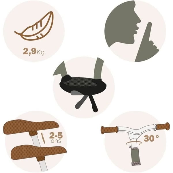 Comfort-tasapainopyörä - Smoby - Unisex - Vihreä - Ulkoilu - Lapsi