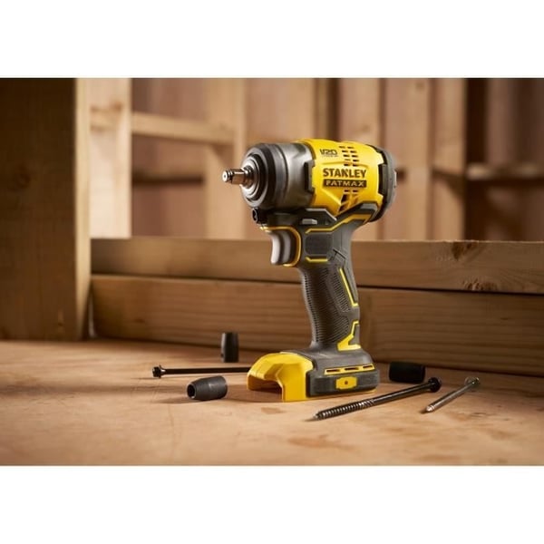Akku-slagnøgle - 18V - Stanley Fatmax - Børsteløs - SFMCF910B-XJ - Uden batteri