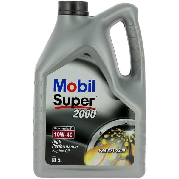 Moottoriöljykannu - MOBIL - S2000 10W40 Formula-P - 5 L - 4 vuodenaikaa