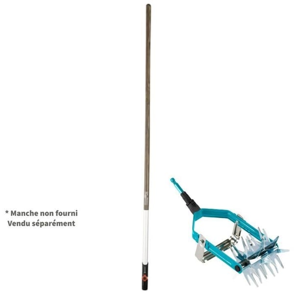 GARDENA Combisystem 14 cm ukrudtsrenser – Galvaniseret stål af høj kvalitet – Såredskab – 25 års garanti (3195-20)