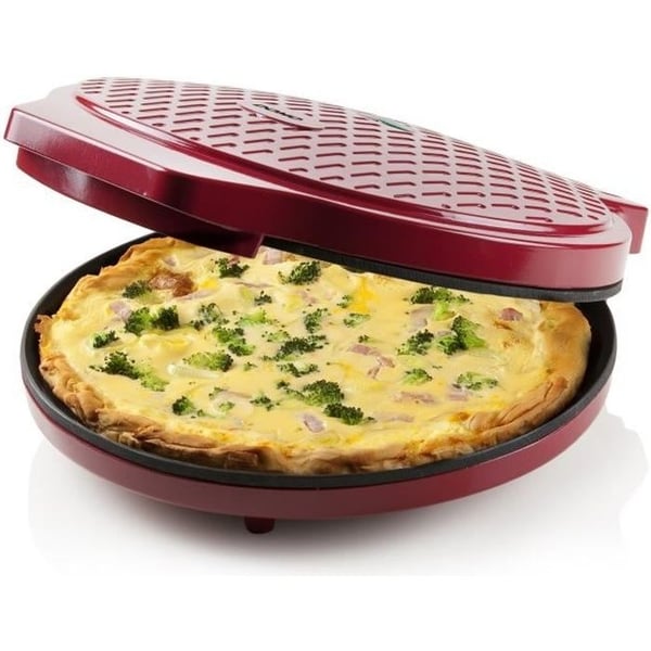 Pizzauuni - DOMO - My express - 1450W - Punainen - Ajastin - Muuttuva lämpötila