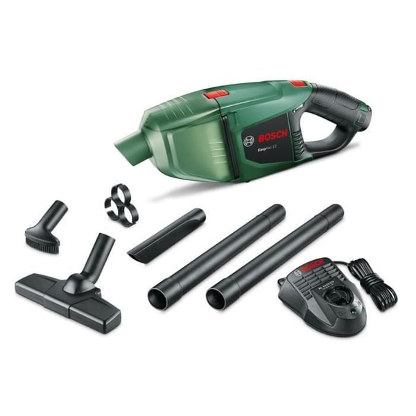 Bosch ledningsfri håndstøvsuger - EasyVac 12 (batteri, oplader og tilbehør inkluderet)
