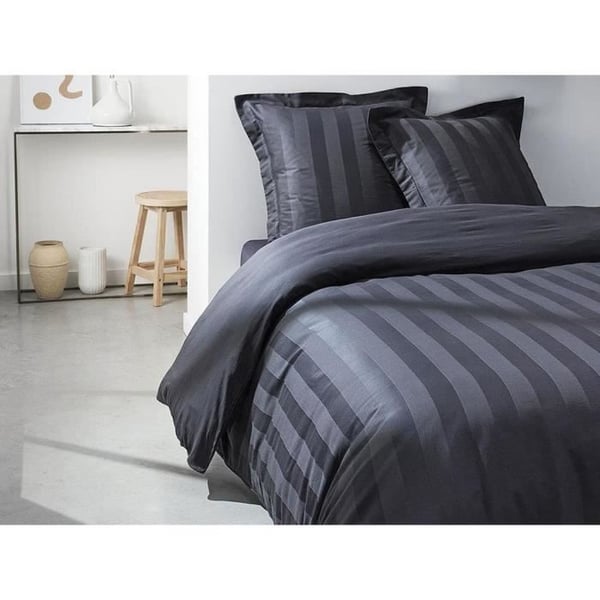 TODAY Prestige sengesæt - 220 x 240 cm - 2 personer - 100% bomuldssatin - Antracitgrå