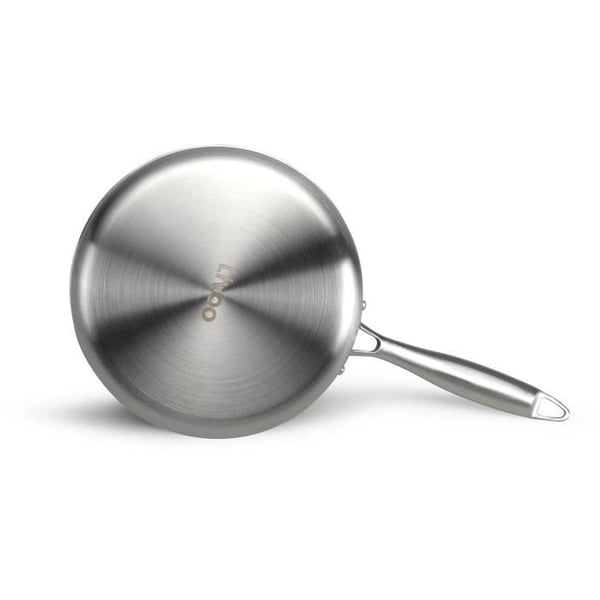 Brigade 18/10 Rustfrit Stål Kasserolle 20 cm - LIVOO - MEP161 - Rustfrit stål. Tredobbelt - Velegnet til alle kogeplader inklusive induktion - Lavet i