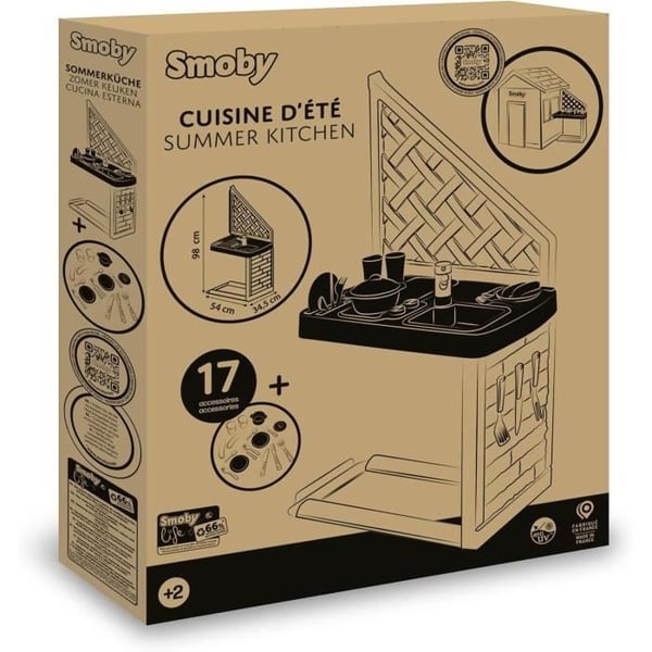 SMOBY Life - Kesäkeittiö - Kodin tarvikkeet