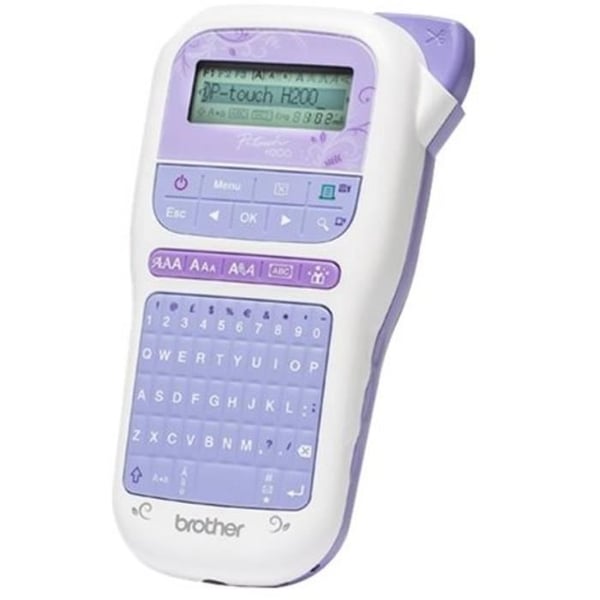 BROTHER PT-H200 Bærbar og Sjov Etiketmaskine - Termotransfer - Monokrom