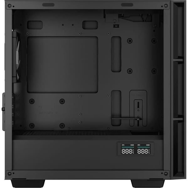 PC-kabinet - DEEPCOOL - CH360 Digital - Uden strømforsyning - Minitower - M-ATX-format - Sort