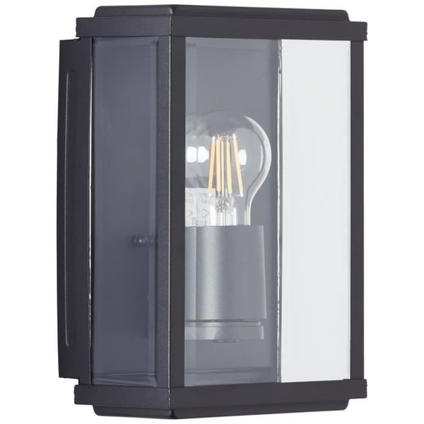GAIA ulkoseinävalaisin - BRILLIANT - musta - metalli/lasi - E27 1x60W