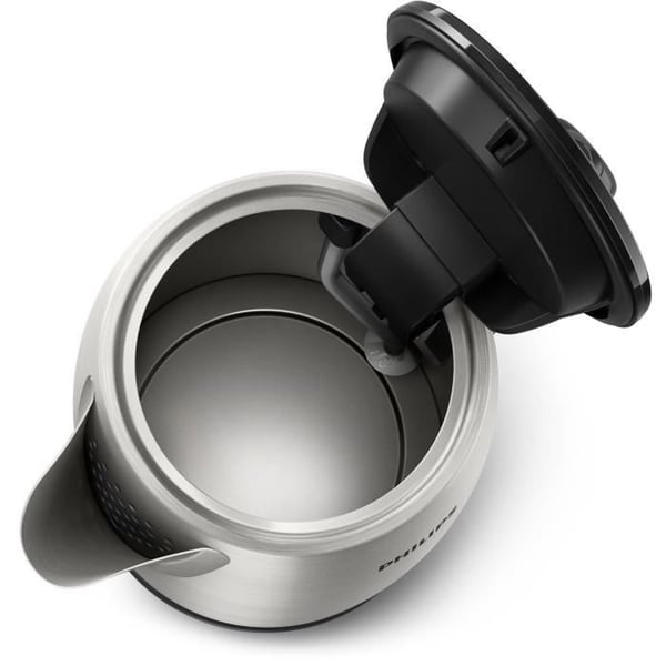 Philips Daily Collection -vedenkeitin - HD9350/90 - 1,7 l - metalli - irrotettava kansi - irrotettava nailonsuodatin