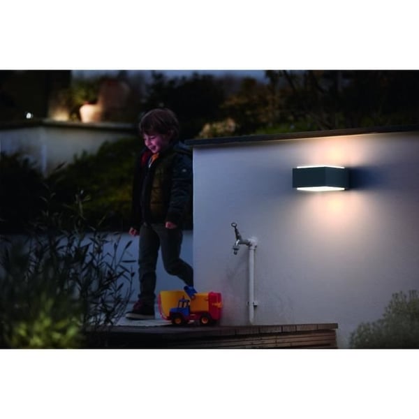 Philips myGarden Hedgehog væglampe - Antracit - 1x42W - LED - Udendørs