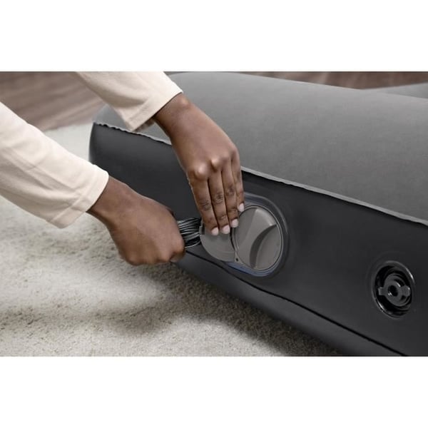 Luftmadras - BESTWAY - 671BQ - Tritech Twin - 1 person, integreret USB-pumpe, 1,88 m x 99 cm x 30 cm