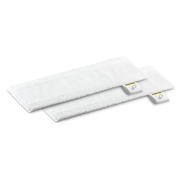 KARCHER - Kit med 2 moppar för ömtåliga ytor med golvmunstycke - Kompatibel med EasyFix (SC 1, SC 2, SC 3, SC 4, SC 5)