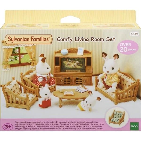 Miniaturefigurer - SYLVANIAN FAMILIES - 5339 - Stuen - Børnemøbler og tilbehør
