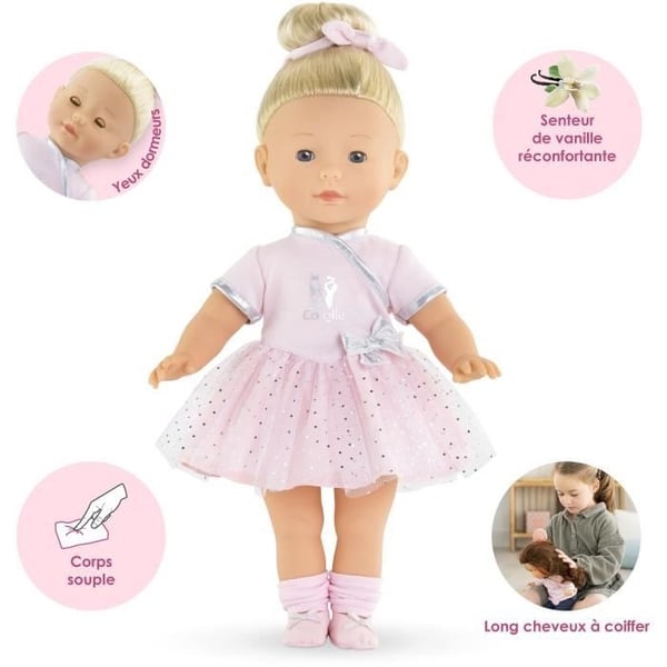 Dukke - COROLLE - Constance Ballerina - 36 cm - tilpasselig - fra 3 år