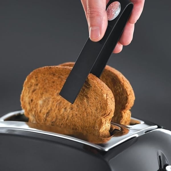 RUSSELL HOBBS 22601-56 Brødrister - Brede slidser - Sort