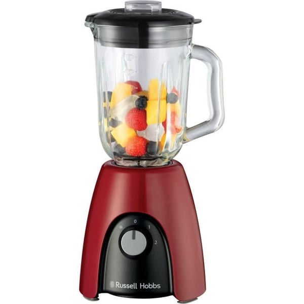 Blender - RUSSEL HOBBS - Desire Red - 650 W - 1,5 L kande - 2 hastigheder + pulsering - Rød
