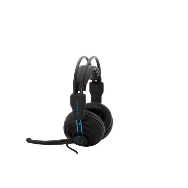 Gaming Headset - Kablet - ERAZER - MD 88640 Gaming Headset - PC eller Konsol - Sort / Blå