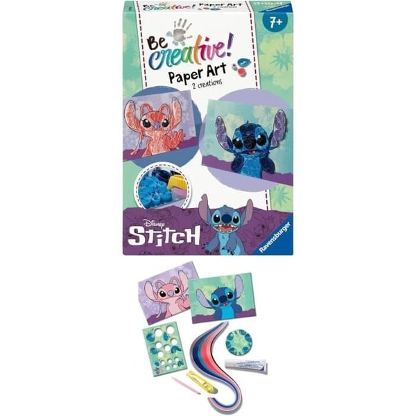 Vær kreativ Quillingsøm, 2 kreationer, Farvet papir, Fra 7 år, 23750, Ravensburger