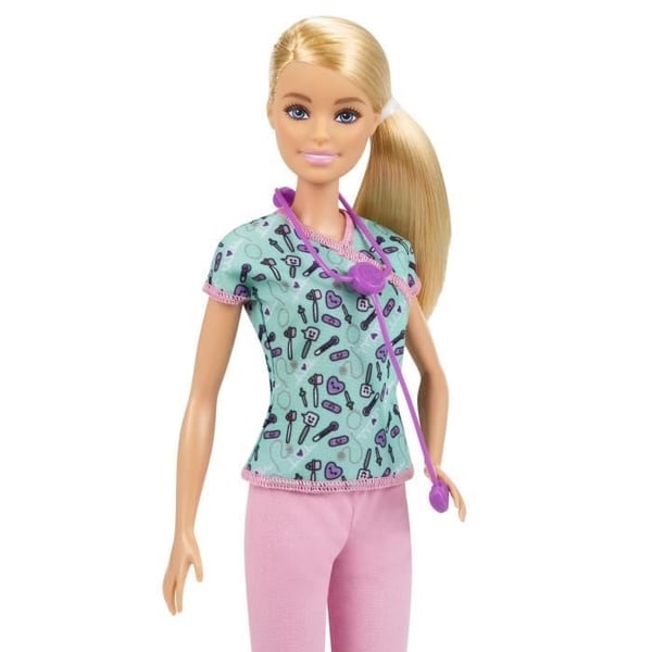 Barbie - Barbie Nurse - Muotinukke - Ikä 3+ GTW39