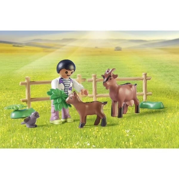 PLAYMOBIL 71442 Maanviljelijä traktorin ja tankin kanssa, Maalaiselämää, 117 osaa, ikä 4+