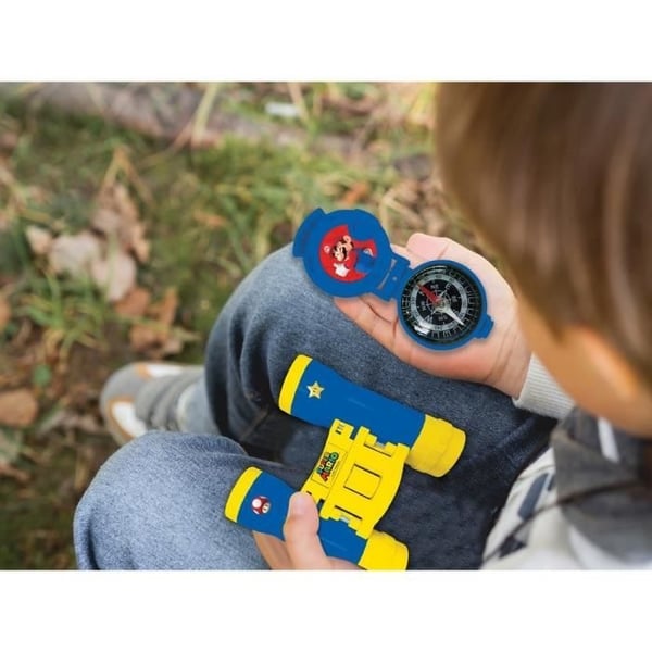 Lexibook - Super Mario Adventure Kit - Radiopuhelimet, kiikarit, taskulamppu ja kompassi