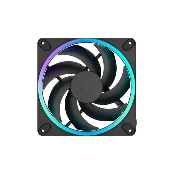 PC-fläkt - FRACTAL DESIGN - Momentum 14 RGB - FDB - ARGB Gen 2-ljusring - PWM-styrning - Svart