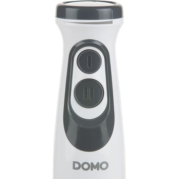 Tehosekoitinsetti - DOMO - DO1089M - 600 W - Portaaton nopeus + Turbo - Sauvasekoitin, vispilä, silppuri, mittakuppi - Valkoinen