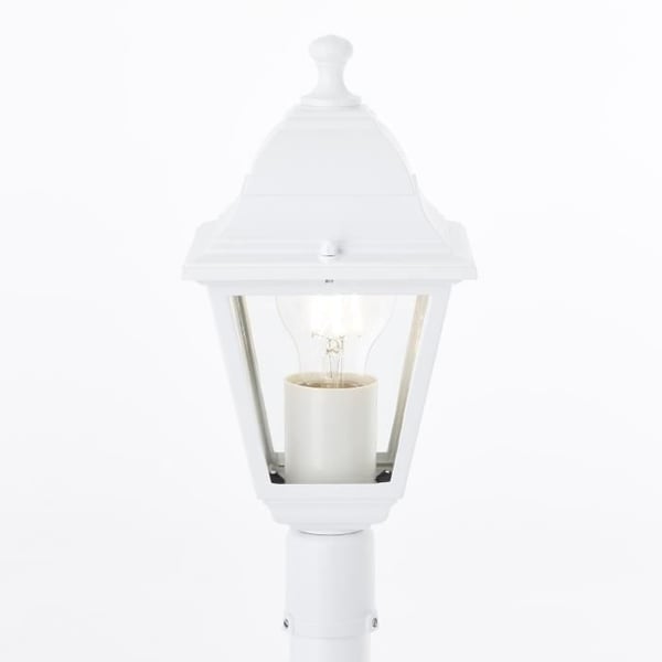 Udendørs gulvlampe - BRILLIANT - NISSIE - Hvid - Metal/Glas - 1xE27 60W - IP44