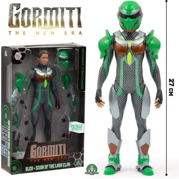 Leddelt figur - GORMITI - Scion med rustning Jordmodel - 27 cm - fra 4 år - GRV031