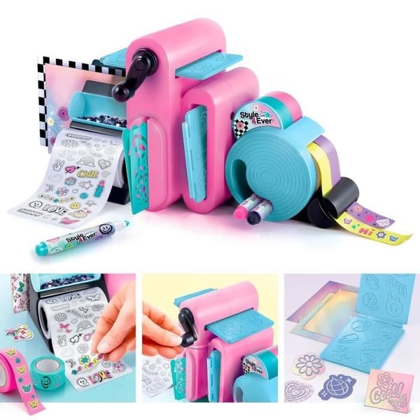 Canal Toys 3 i 1 Scrapbooking Studio Style 4 Ever - Personliggør notesbøger og dekoration