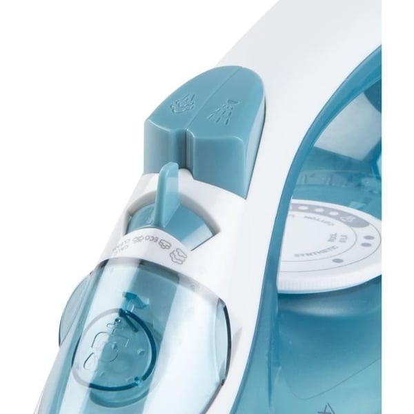 Dampstrygejern - DOMO - DO7060S CeraGliss - 2400 W - 40 g/min - 320 ml - Blå / Hvid