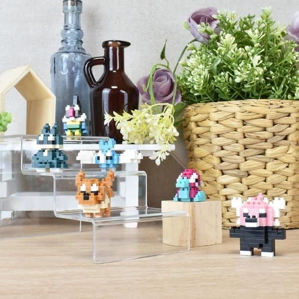 6-delat klossfigurset - BANDAI - NANOBLOCK - Pokémon-paket av normal typ