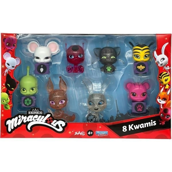 Bandai - Miraculous - 8-pak Kwamis - Minifigurkollektion - P50532