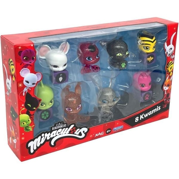 Bandai - Miraculous - 8-pak Kwamis - Minifigurkollektion - P50532